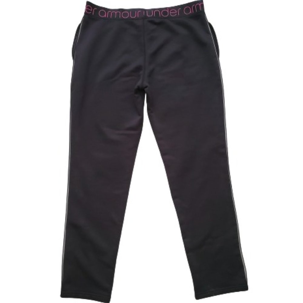 Under Armour Girl's Loose Activewear All Season‎ Gear Pants Black/Pink YLG/JG/G - Picture 3 of 12